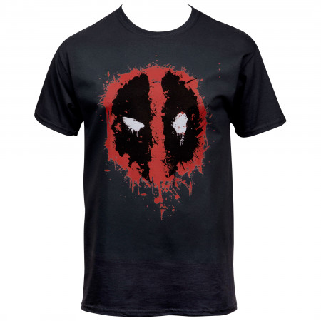 Deadpool Splatter Logo T-Shirt